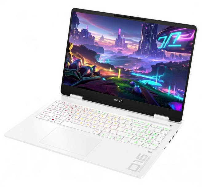 HP 2024 오멘 슬림 16 코어i7 인텔 14세대 지포스 RTX 4060, 세라믹 화이트, 512GB, 32GB, WIN11 Pro, 16-u1023tx