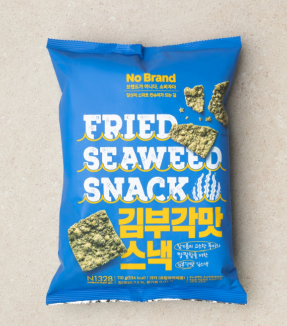 노브랜드 김부각 맛스낵 110g x 4개