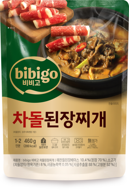 비비고 차돌된장찌개 460g, 1개