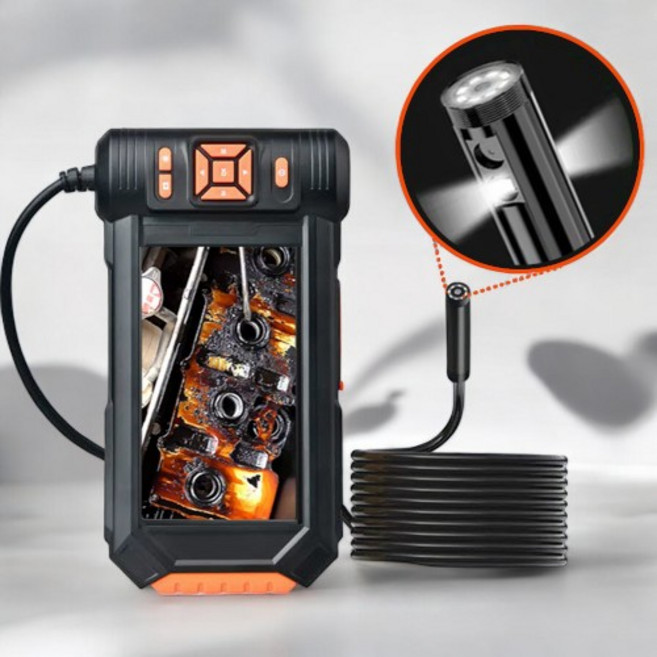 피코 고화질 배관 트리플렌즈 내시경 카메라, 25m, 1개