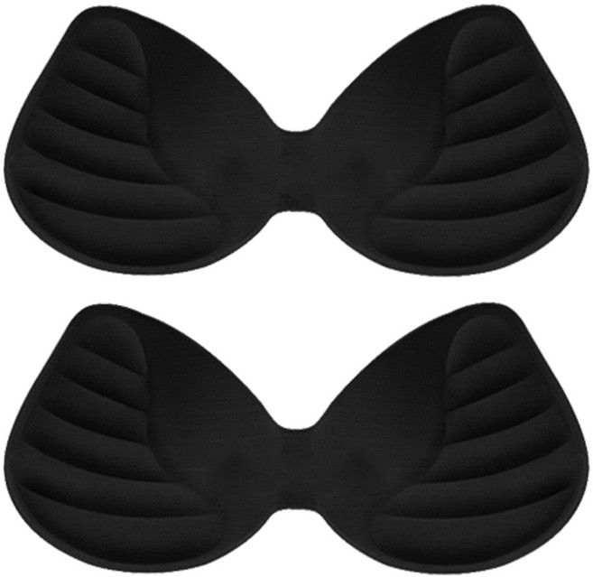 소소미도 물방울 일체형 브라패드 가슴 뽕 땅콩패드 수영복 비키니 스포츠브라 2세트