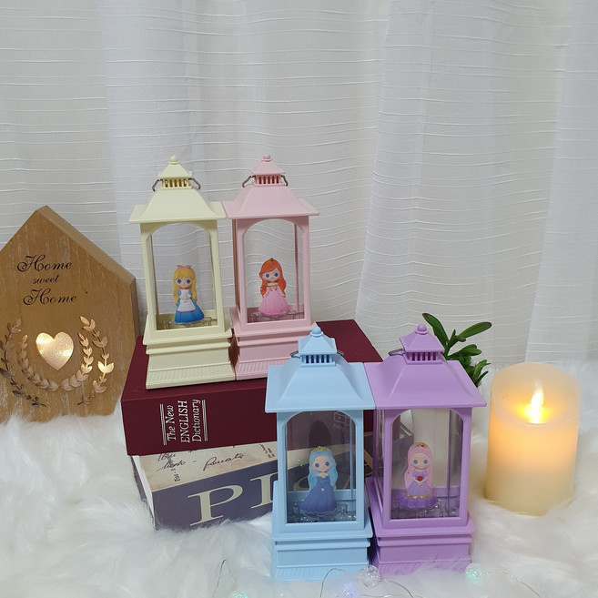 엘 공주 워터볼 오르골 무드등, 핑크(210153)