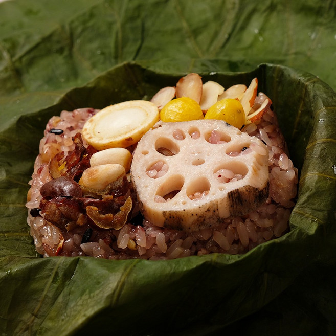 담소연 연꽃잎밥 연잎밥 220gx10개 세트 김기심명인 사찰음식, 인삼밥 10개, 1개, 220g