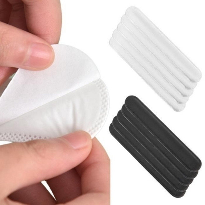 기타 모자 패드 오염 방지 땀 흡수 캡 가드 블랙 화이트 10P