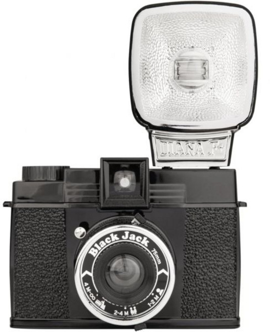 로모그래피 다이애나 F 카메라 플래시 블랙잭 중형 필름 249672