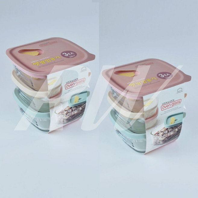 햇쌀밥용기 320ml 세트 3P, 1세트, 320ml(6P)