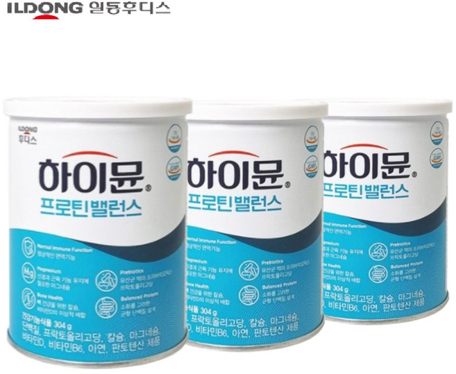 하이문 하이뮨 프로틴 밸런스 산양유 프리바이오틱스 분말 304g 3통 6통