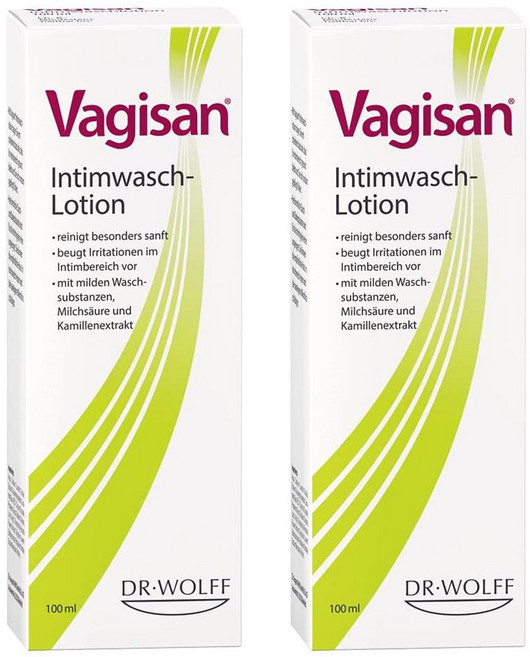 Vagisan 바기산 여성청결제 Intimate wash lotion 100ml 2개 독일발송