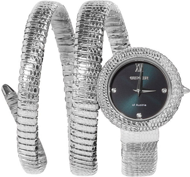 가이거 여성 파이톤 메탈시계 GE1267GNS