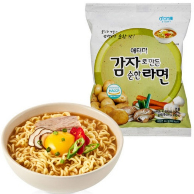 애터미 순한 감자라면1박스24개입, 10개