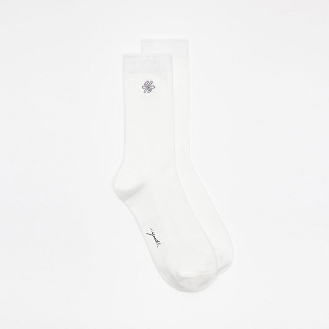 테온셀 유스 Essential Socks (Half) - White