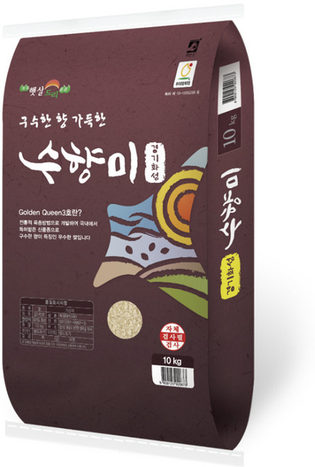 25년 햅쌀 수향미 10kg, 1, 단품