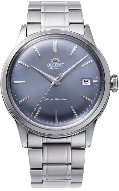 Orient Bambino 버전 7 38mm 오토매틱 드레스 시계 블루 모델: RA-AC0M10L30B 블루. 클래식