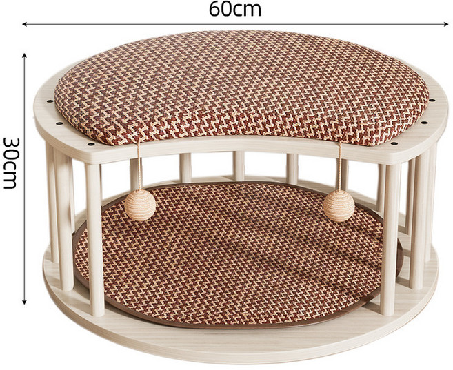 猫咪睡袋冬季保暖防寒猫窝封闭式安全感大号被窝睡眠隧道猫床拖鞋, 1개, 대형 여름용 스펀지 시원한 쿠션