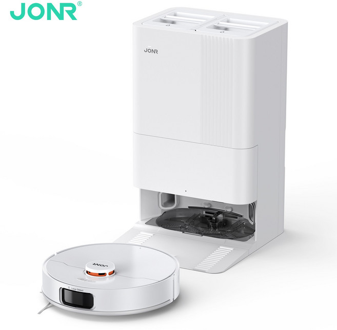 JONR 올인원 로봇청소기 확장형 엣지 물걸레 안티탱글브러쉬 8000pa 고온건조 클리닝스테이션 미홈앱, P20PRO