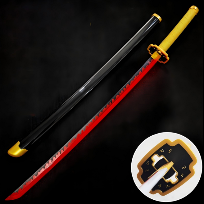 아가츠마 젠이츠 검 칼 일륜도 귀멸의칼날 발광 버전, 츠기쿠니 요리이치(발광 버전)