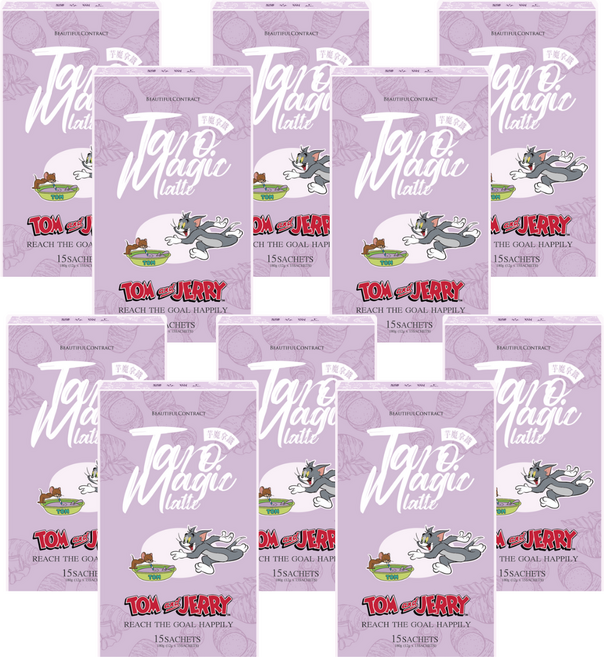 美神契約 芋魔拿鐵 Tom and Jerry 聯名款 Taro Magic Latte, 12g, 10個, 15個裝
