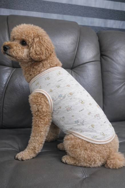 [푸들나무] 오가닉 소프트 홈웨어, 1개, 베이지