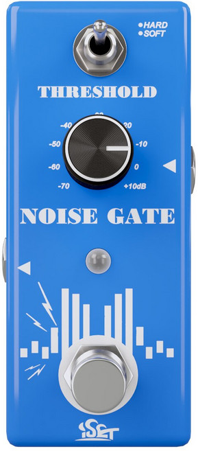 Rowin 노이즈 게이트 소음 감소 서프레서 기타 이펙트 페달 2 모드 트루 바이 패스 노이즈 킬러 기타 페달 기타 액세서리, 하나, Noise killer, 1개