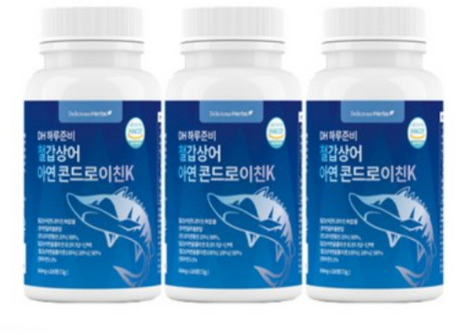 DH 하루준비 철갑상어 아연 콘드로이친 K 600mgX120정X3 6개월분 대용량 뮤코 다당 단백 콜라겐 보스웰리아 초록입 홍합 뼈 관절, 3개, 120정