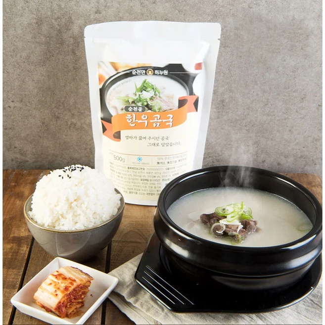 전남 순천 하누원 곰국 500g*5팩, 500g, 5개 - 쿠팡