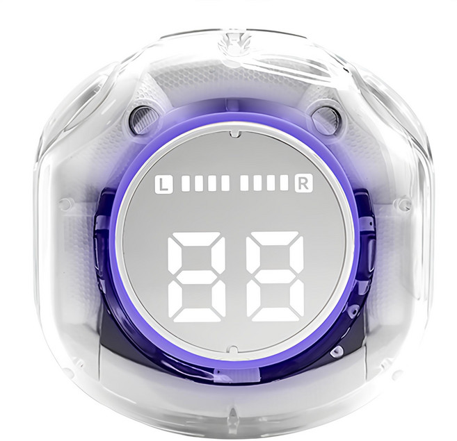 디알고 키즈 LED 블루투스 청력보호 이어폰, 화이트, DRGO-BT10K