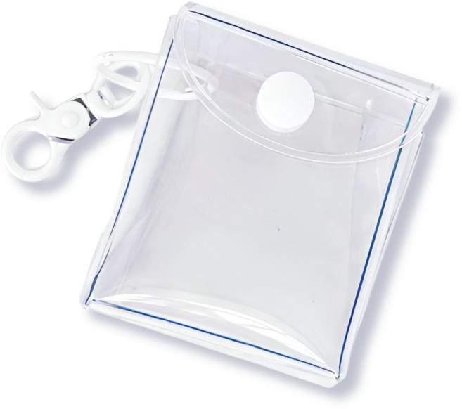 레아채 피규어 투명 파우치 키링