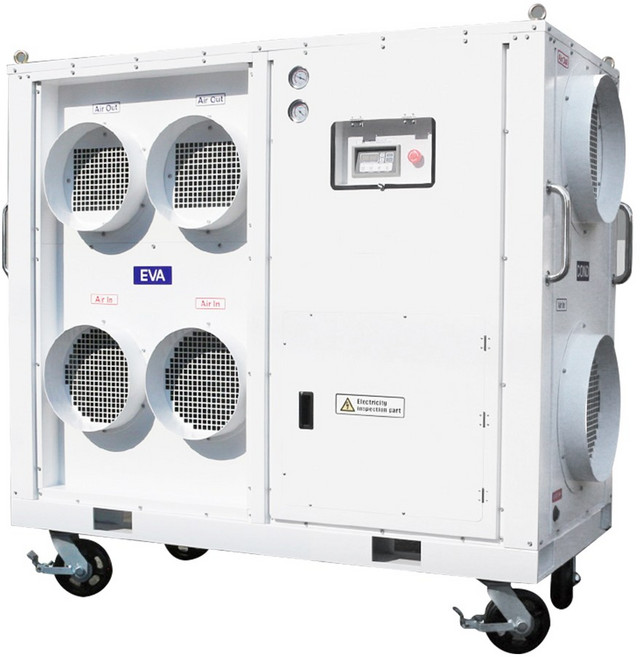 웰템 대형 이동식 에어컨 공냉식 WPC-36003 외부덕트연결 터미널형 자연배수 비닐하우스 (+공기질측정기 온도습도계 플랙시블 자바라 무료 증정)