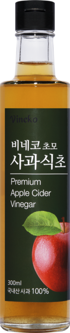 비네코 초모 사과식초 사과100% 애플사이다비니거 천연발효식초, 300ml, 1개
