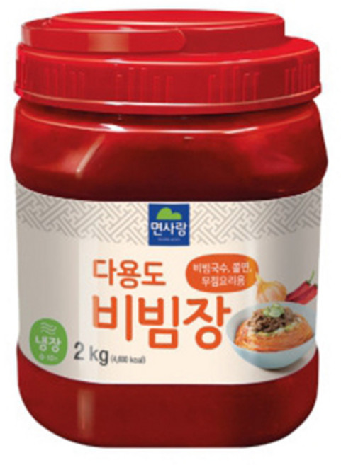 면사랑 다용도 비빔장 2kg 쫄면 비빔국수 무침요리용, 1개