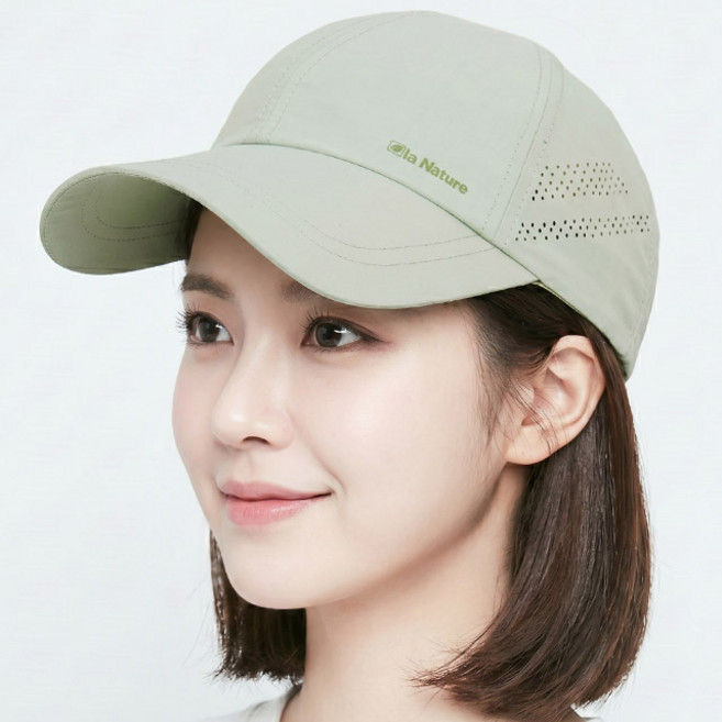 여름 메쉬 볼캡 에어쿨링 양옆사선 타공 등산모자 아웃도어 시원한 운동 러닝 방수