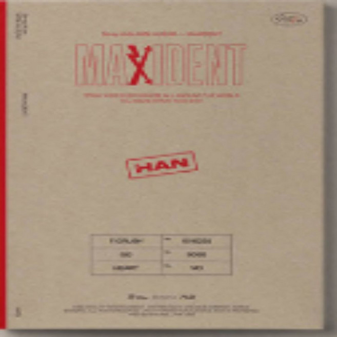 [한 버전]스트레이 키즈(STRAY KIDS) MAXIDENT 미니앨범 (CASE ver.)쥬얼 디지팩 케이스버전, ,