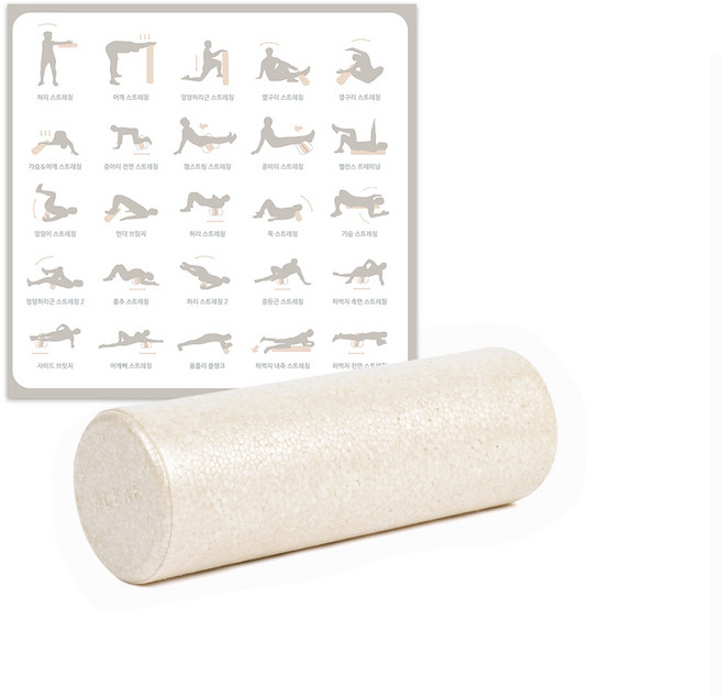 아리프 EPP 슬림 폼롤러 30cm 샌드 베이지, 단품