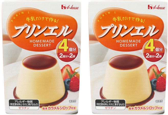 하우스푸즈 푸딩엘 2개입 54g, 2개, 2인분푸딩재료2개+분말캐러멜시럽2개