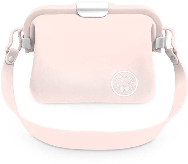 도파밍 모찌백 플러스 수영장 방수 실리콘 파우치 가방, S사이즈, 마카롱 핑크