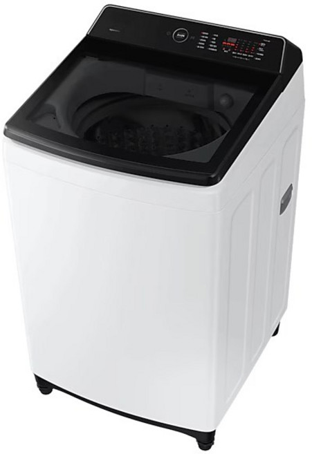 [삼성전자] 그랑데 통버블 통돌이 일반 세탁기 19kg 이중안심필터 버블폭포, WA19CG6745BW, 화이트