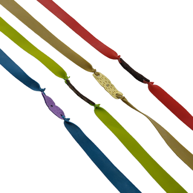 전문가용 새총 고무줄 라텍스 플랫 밴드, 레드2겹 1.2(두께), 1개