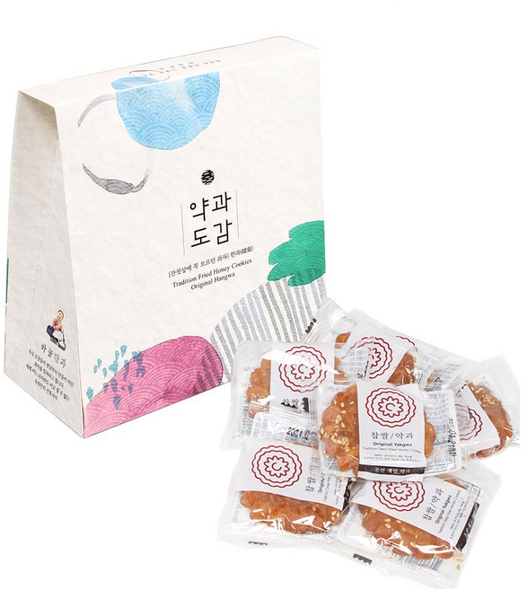 하늘한과 찹쌀 약과 대용량 약과 수제 찹쌀 유과 한과 선물세트, 300g, 1박스