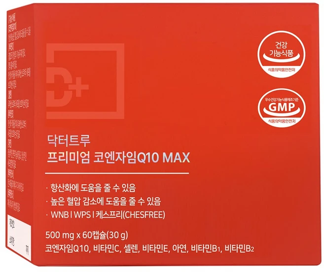 DrTrue 프리미엄 코엔자임 Q10 맥스 30g, 60정, 1개 - 쿠팡