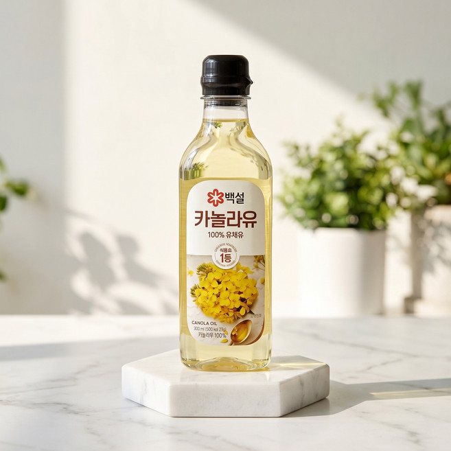 임박할인특가 CJ백설선물세트 카놀라유 500mx12병, 1세트, 500ml
