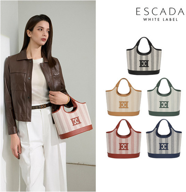 [에스까다] 메종 자카드 토트백(+스카프)