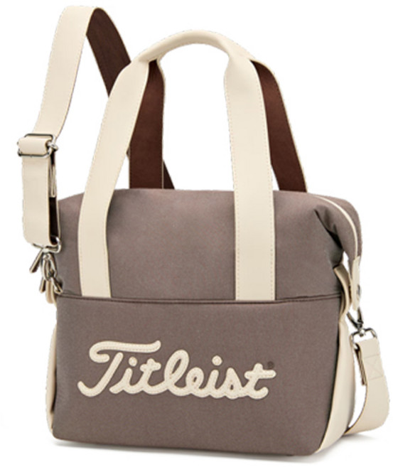 타이틀리스트 2026 스타트하우스 토트백 TA26SHTK 골프 파우치백, 1개, 다크우드/크림