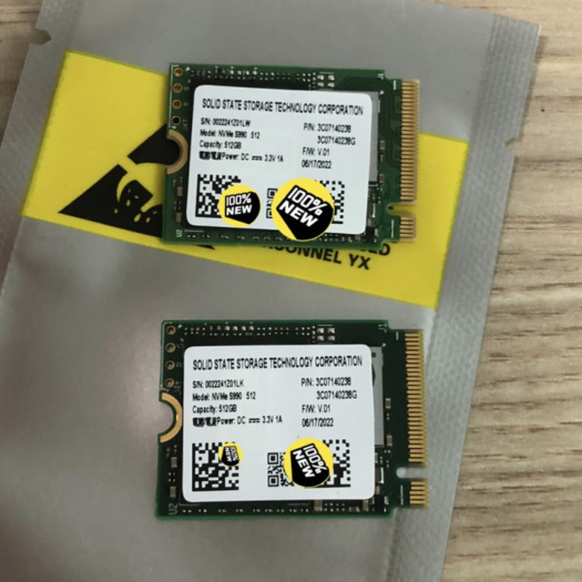 마이크로소프트 서피스 프로 7 + 8 스팀 데크용 내장 SSD S990 1TB M.2 NVMe 2230 PCIe3.0 x 4 정품, 1개, 02 256GB, 한개옵션1
