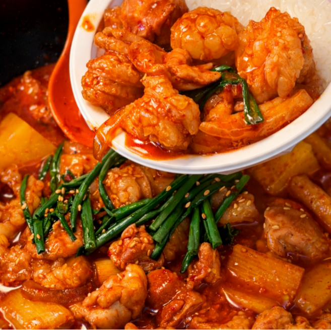 원팩 곱도리탕 순살 닭다리살 대창 전골 캠핑음식, 5개, 440g