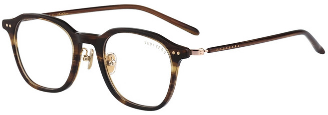 VEDI VERO 咖啡木紋色 光學鏡框 VOD14