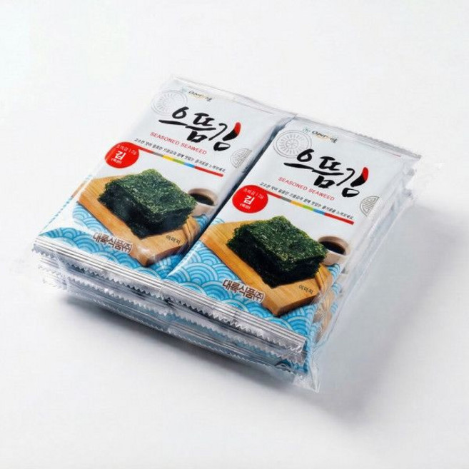 (매장정품)대륙식품 미니 도시락김 으뜸김 2g x240봉 바삭하고 맛있는 반찬 재래김 조미김, (매장정품)대륙식품 미니 도시락김 으뜸김 2g x240
