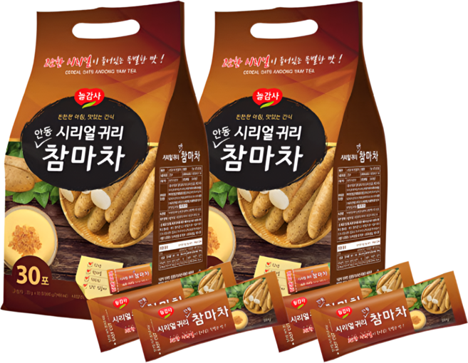 광야식품 뉴 시리얼 귀리 안동 참마차 스틱형 냉온차 30포, 20g, 30개입, 2개