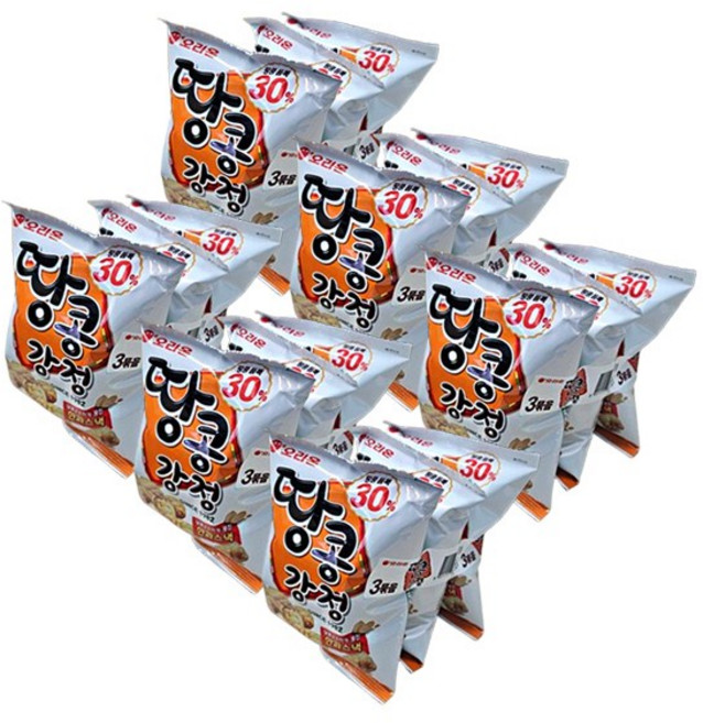 오리온 땅콩강정 80g 3봉지 6개번들
