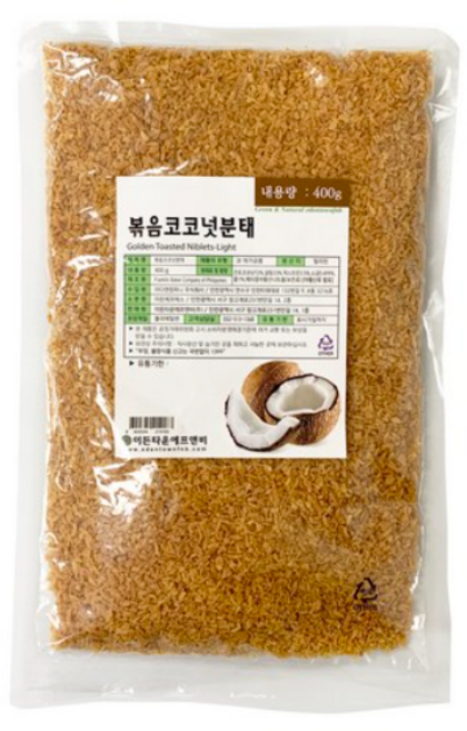 이든타운에프앤비 볶음코코넛분태, 400g, 1개