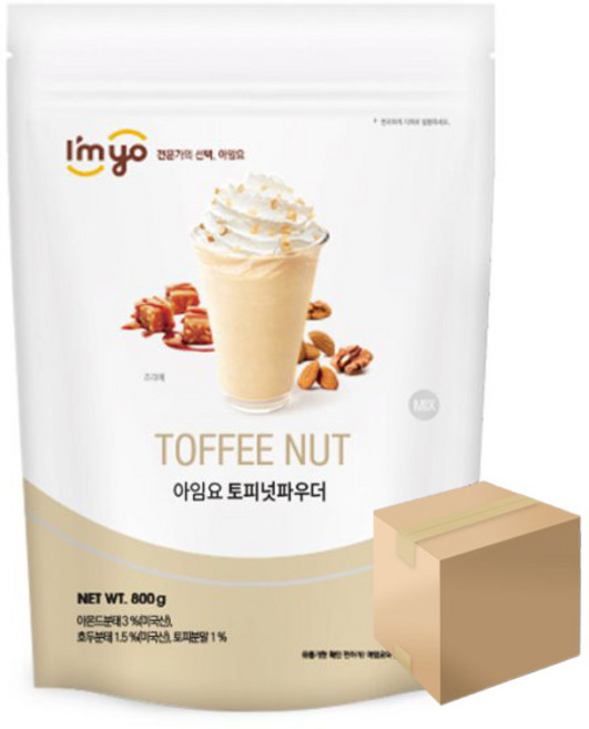 아임요 토피넛 파우더 800g x 12개, 1개입